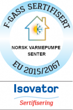 Isovator F gass sertifisering